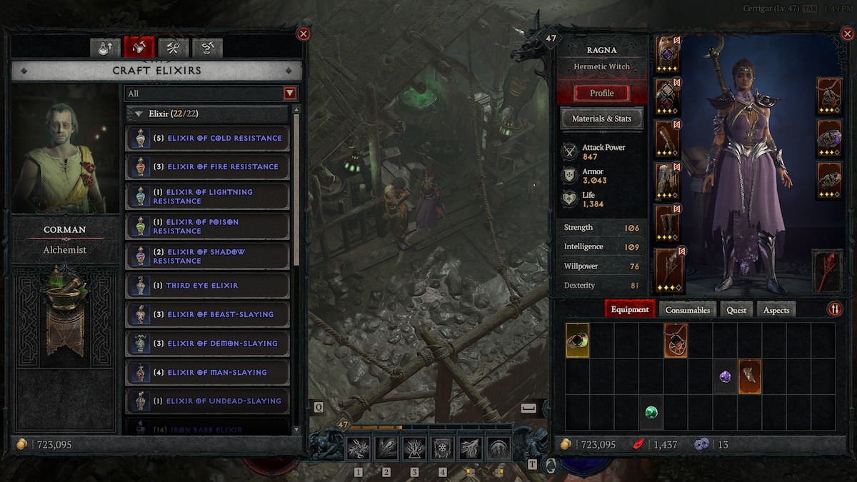 Diablo 4 Alchemist Guide Potions Incenses And Refine Resources Elixirs