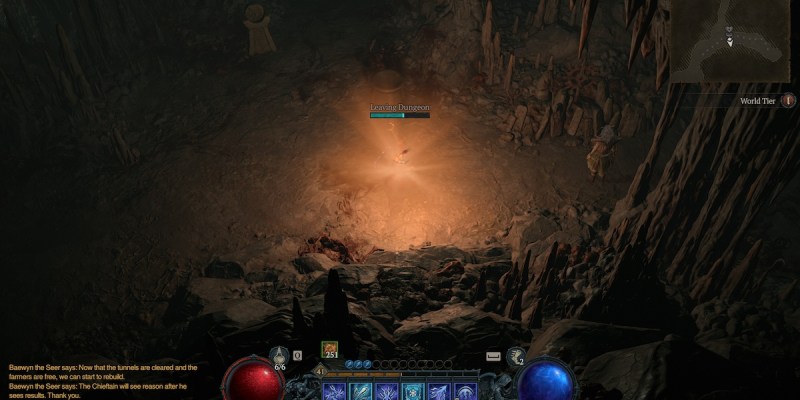 How To Leave Dungeons In Diablo 4