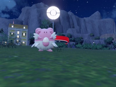 Pokemon Scarlet And Violet Blissey Battle Closeup