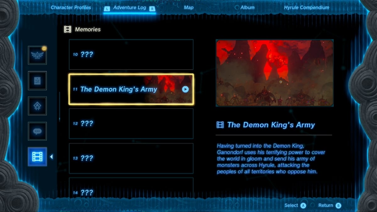 How To Unlock Memory 11 In Tears Of The Kingdom TotK January 5 2024   Totk Memory 11 Unlocked Demon Kings Army 