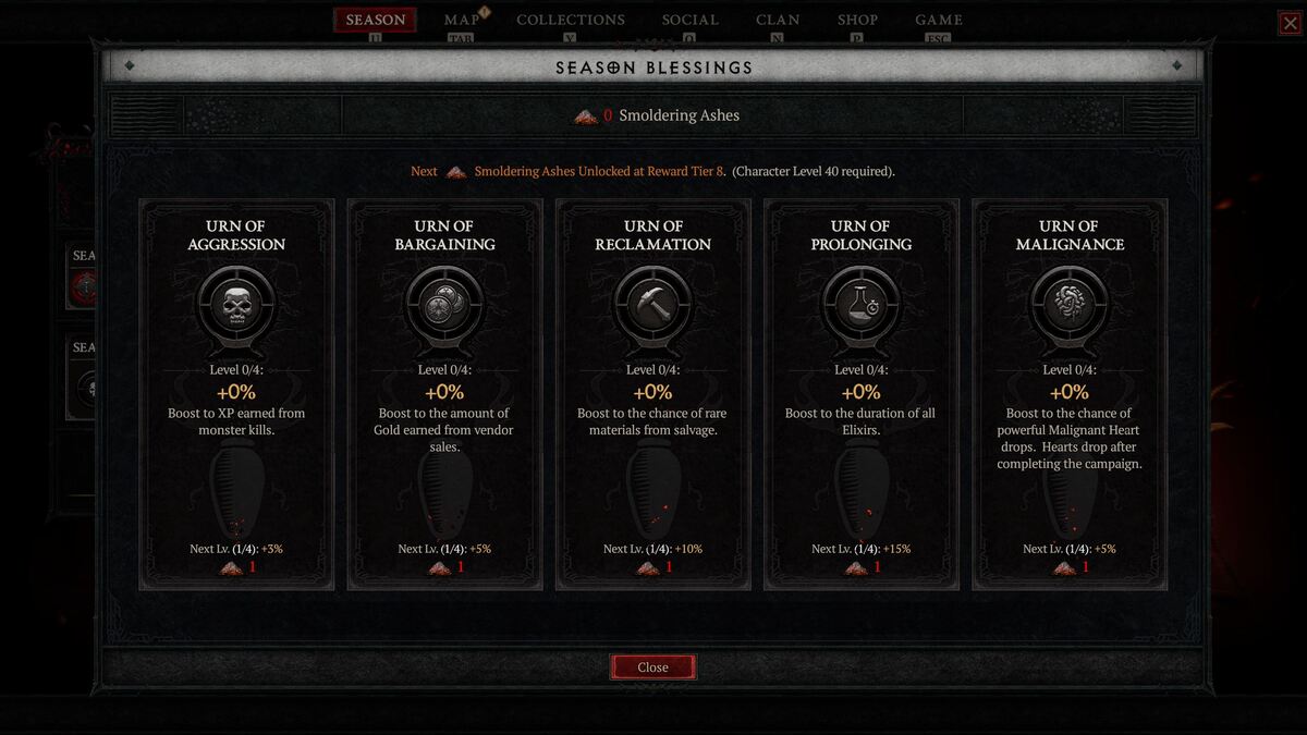 Diablo 4 Season 1 Battle Pass Leveling Guide | Favors, Season Journey ...