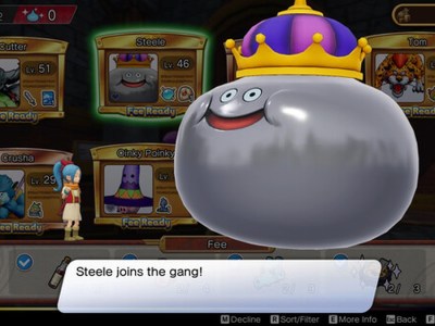 Dragon Quest Treasures Recruiting Silver Slime