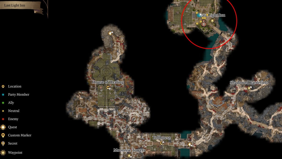 Last Light Inn Baldur S Gate 3 Device4Game   Baldurs Gate 3 Last Light Inn Map 