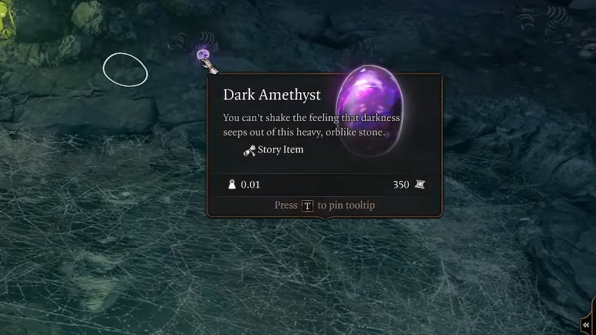 Quick tip to find the Amethyst stone to open the Necromancy of the t