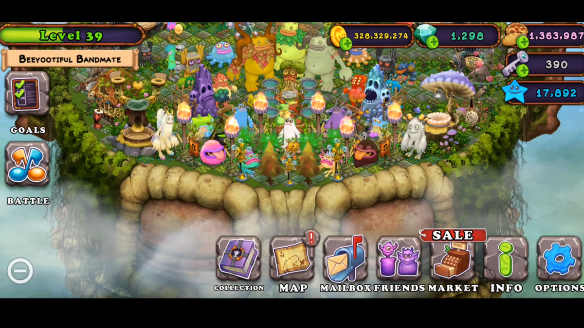 My Singing Monsters Collections 2023