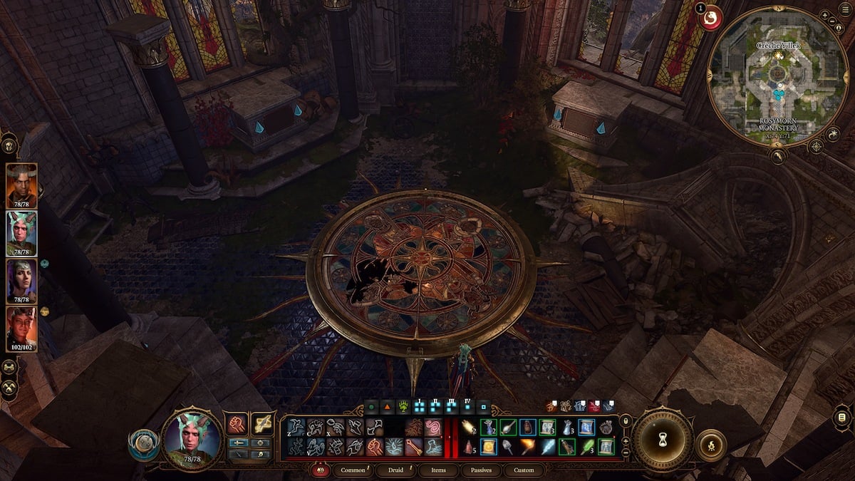 Baldur S Gate 3 BG3   Baldurs Gate 3 How To Find Blood Of Lathander In The Creche Yllek Bg3 Stained Glass 