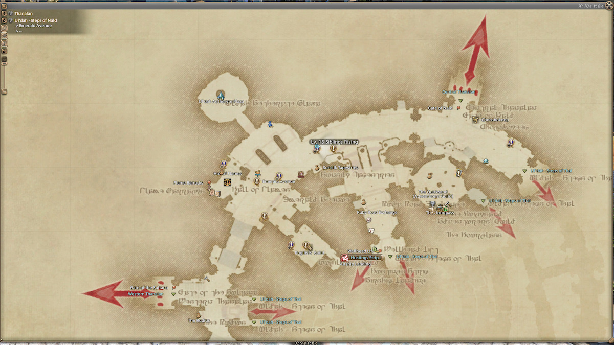 The Rising Start Map