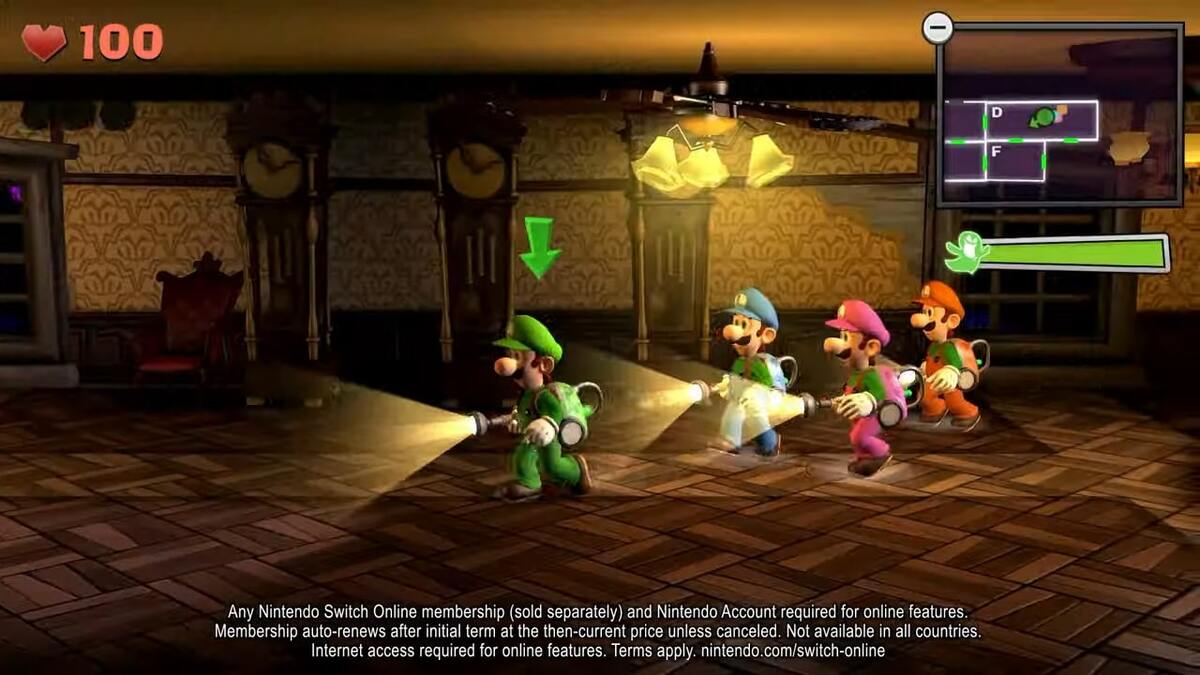 Luigi's mansion store switch co op