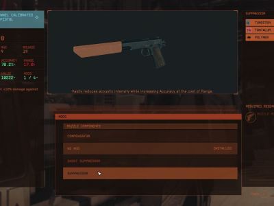 Starfield How To Equip Suppressor