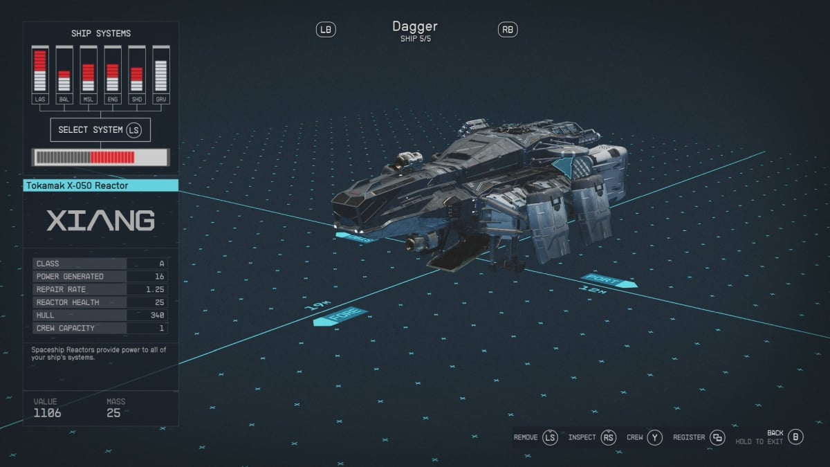 How To Easily Farm Ships In Starfield   Starfield Register Ship From Ship Menu 