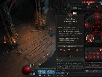 Diablo 4 Unlock All Vampiric Powers