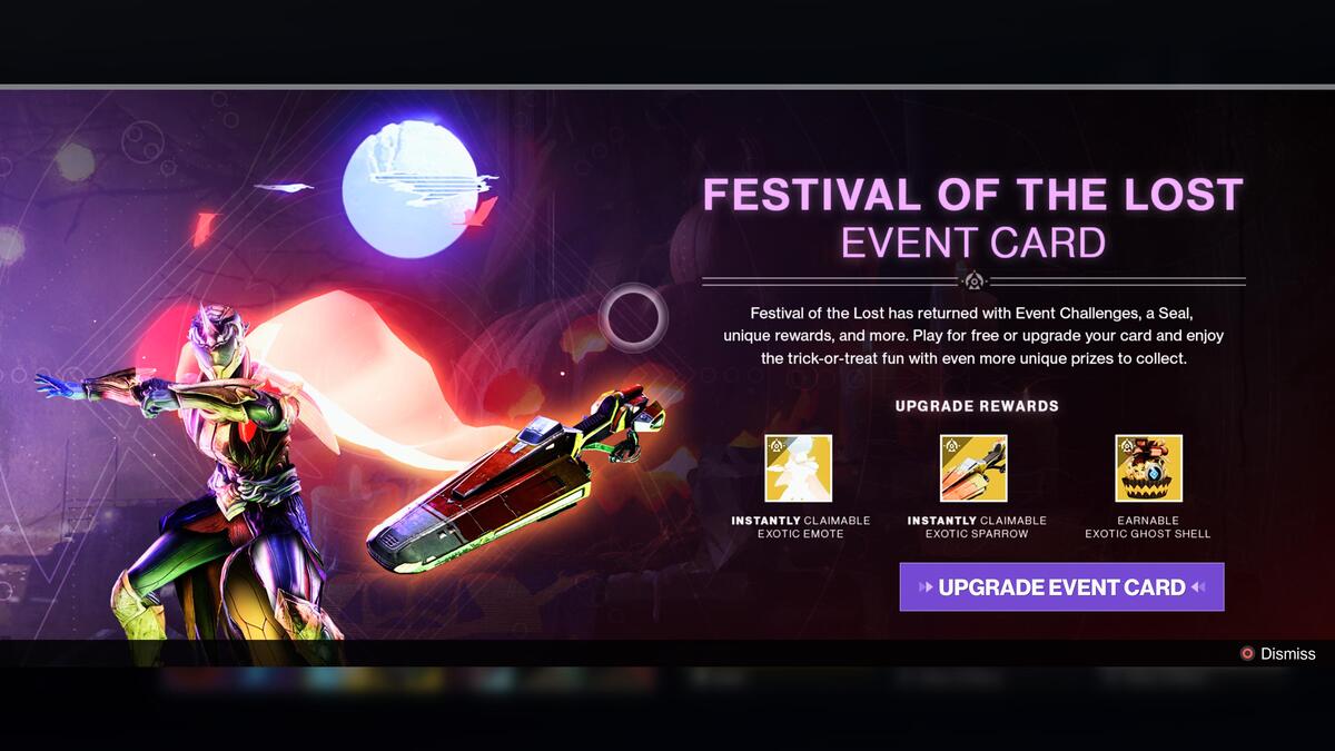 Destiny 2: Prime Gaming Rewards November 2023 - Festival of the Lost -  Deltia's Gaming