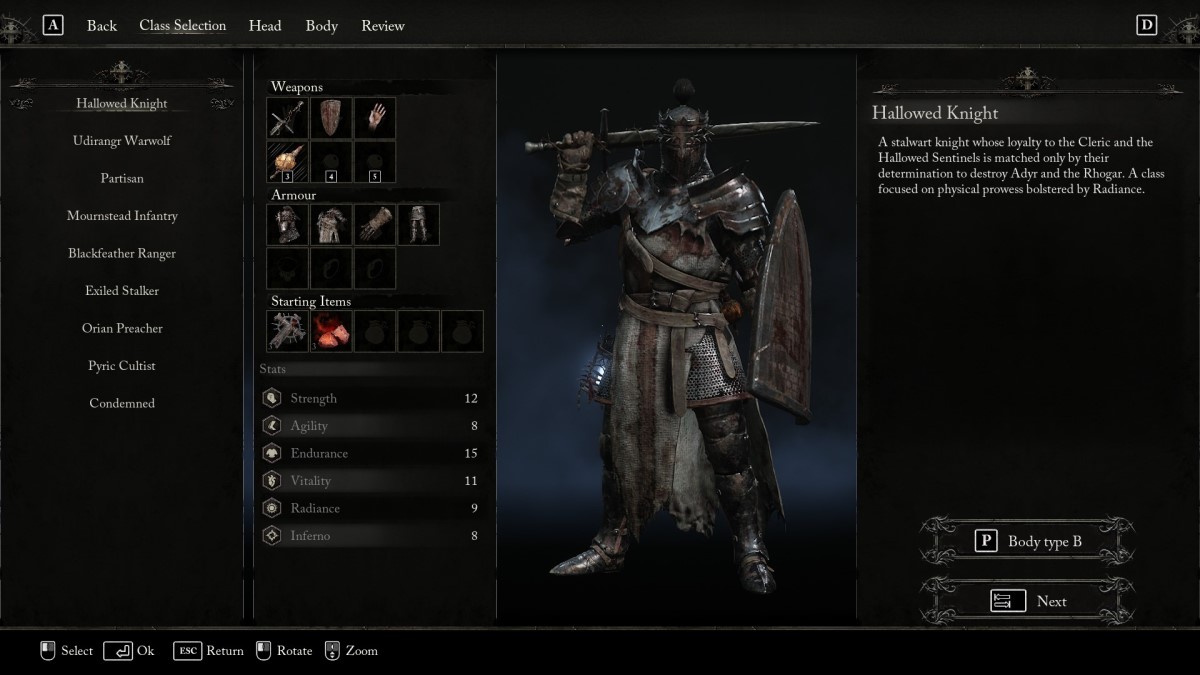 Lords of the Fallen classes guide: List of all classes, starting gear and  tips and tricks for each