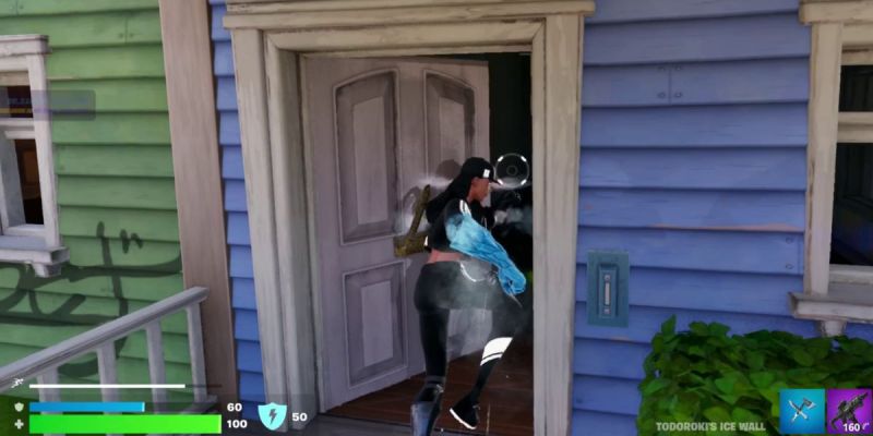 Fortnite: How to bust through a door at Cloudy Condos and No Sweat