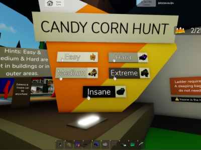 Candy Corn Challenges In Roblox