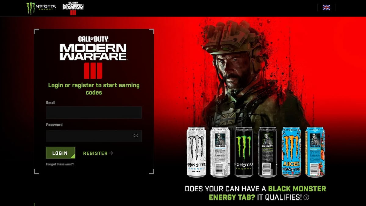 How To Get Monster Energy Drink Rewards For Modern Warfare 3 (MW3)