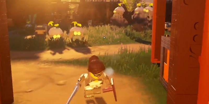 LEGO Fortnite player ambushed by an army of Rollers