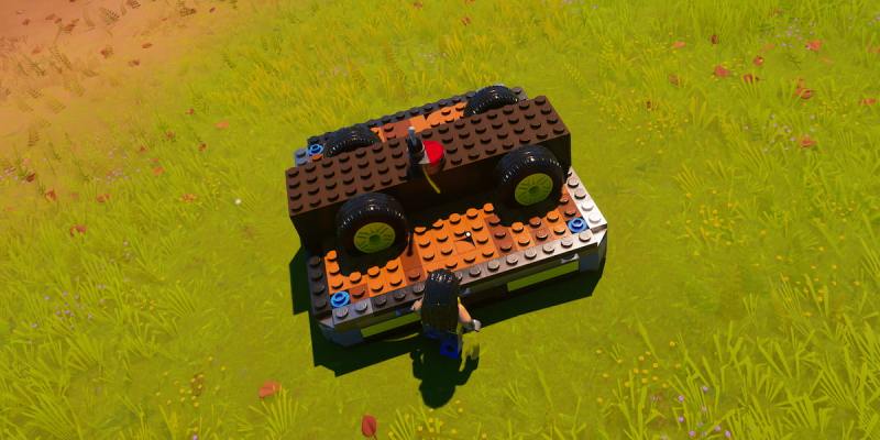 how to build a car in lego fortnite