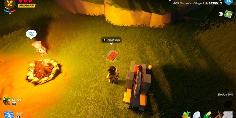 How to get planks in LEGO Fortnite