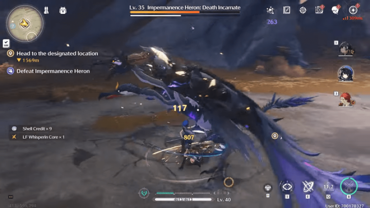 Impermanence Heron Boss Fight Wuthering Waves