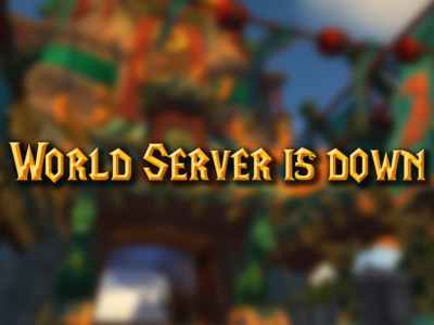 Wow World Server Is Down