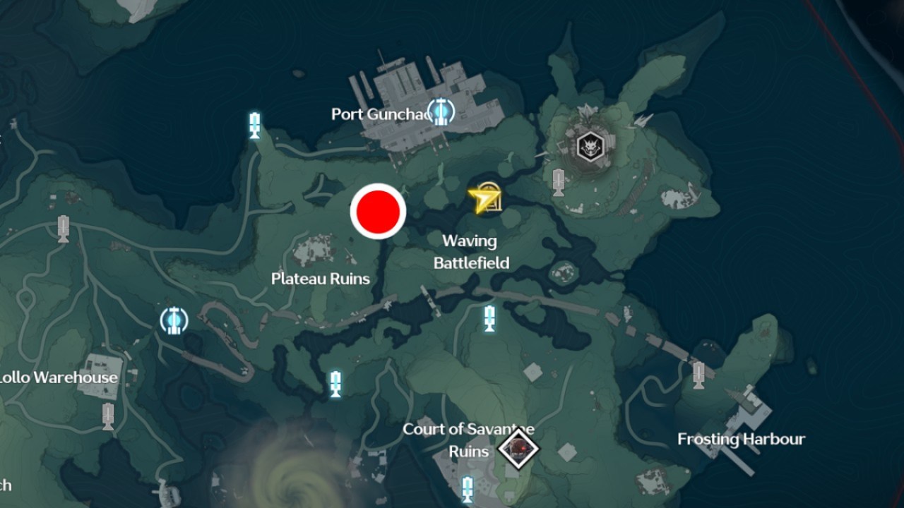 Wuthering Waves Spearback King Location Map