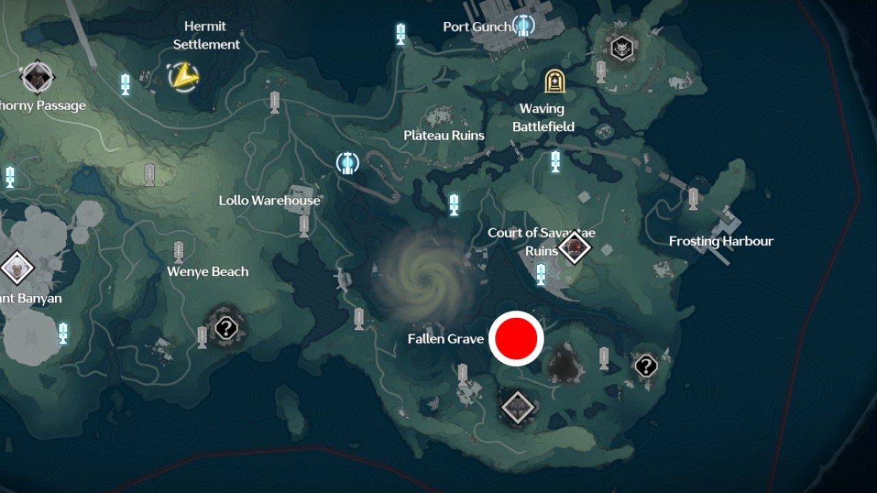 Wuthering Waves Twin Heron Location Map