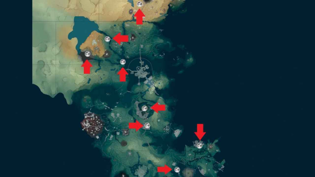 All Viewpoint Locations In Wuthering Waves Map