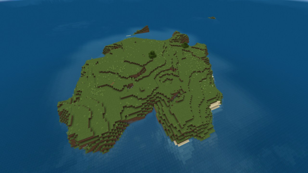Classic Minecraft Survival Island