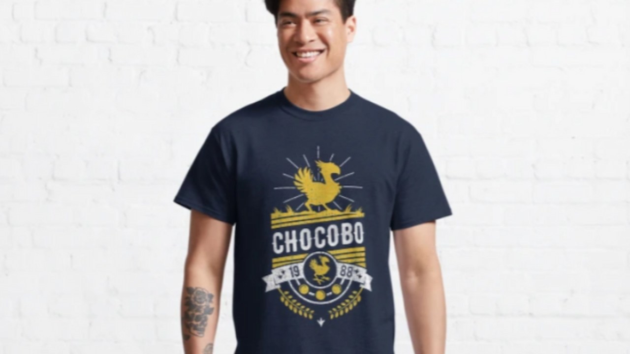 Final Fantasy Merchandise Gifts Chocobo T Shirt