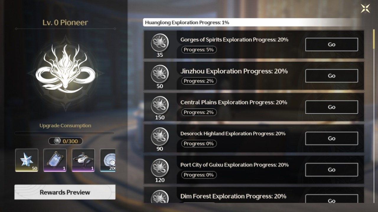 How To Get 100% Exploration Progress In Wuthering Waves Rewards