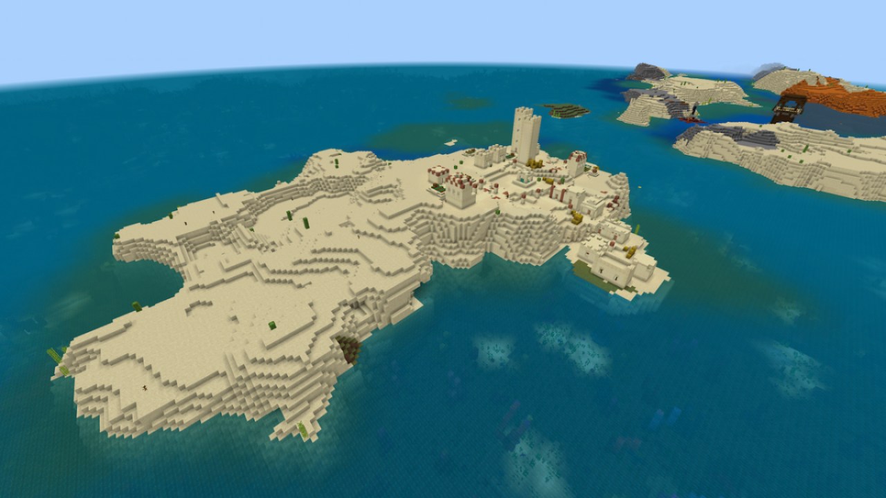 Đảo cát sinh tồn Minecraft