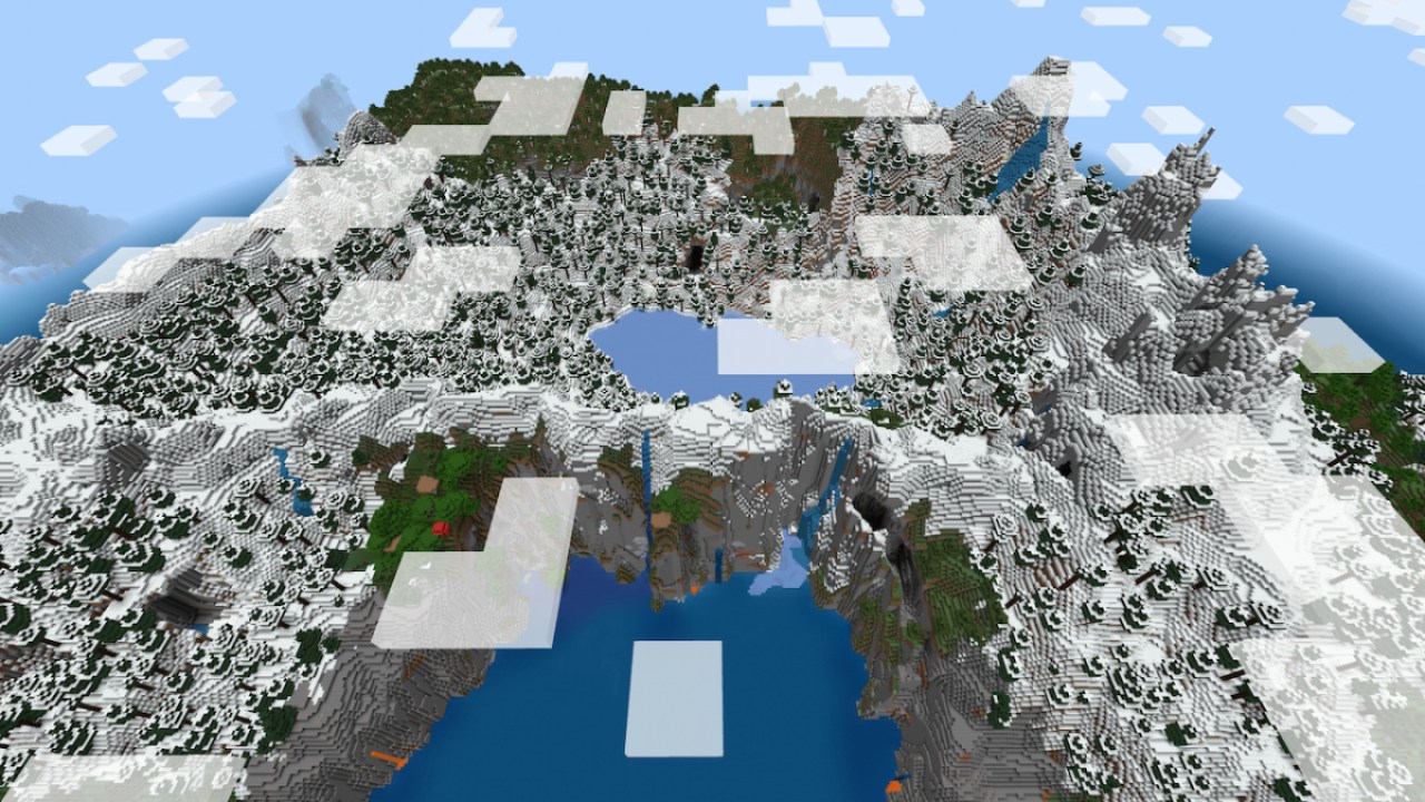 Survival Island Minecraft Lake
