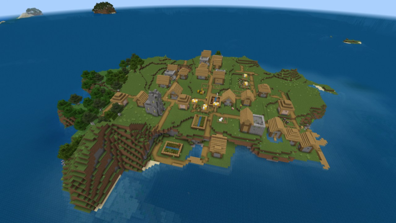 Làng Minecraft đảo sinh tồn