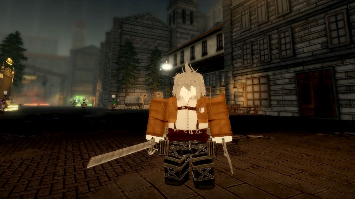 Attack on Titan Revolution gameplay screenshot.