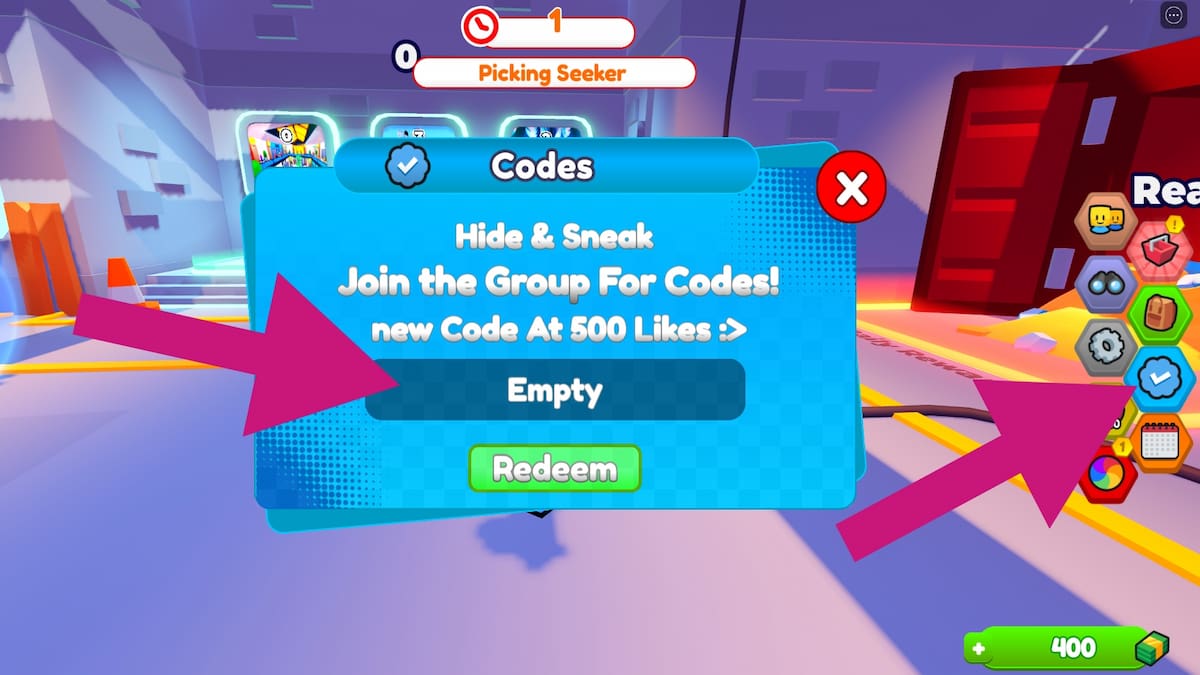 How To Redeem Codes In Hide And Sneak