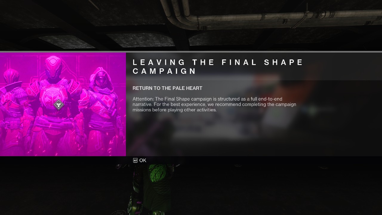 Что произойдет, если вы выйдете из кампании Final Shape в начале Destiny 2? Объяснение последствий