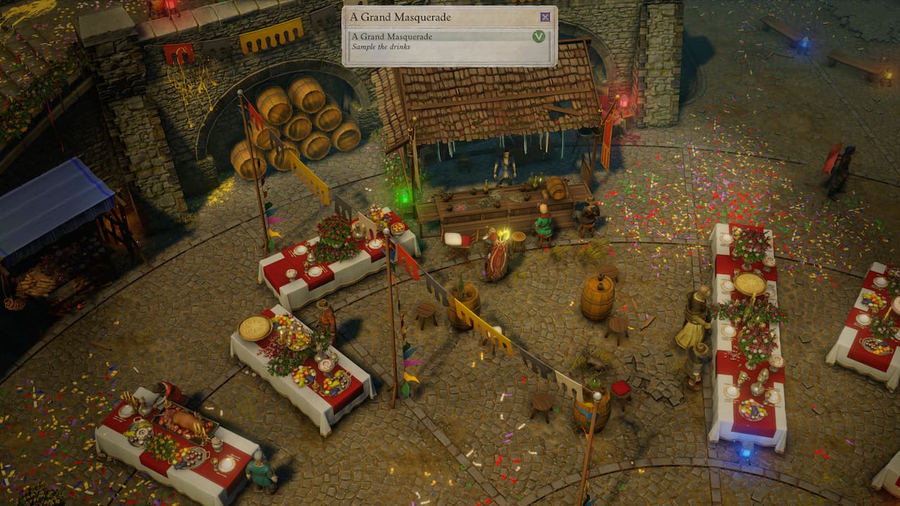 All festive entertainment locations in Pathfinder WOTR Dance of Masks