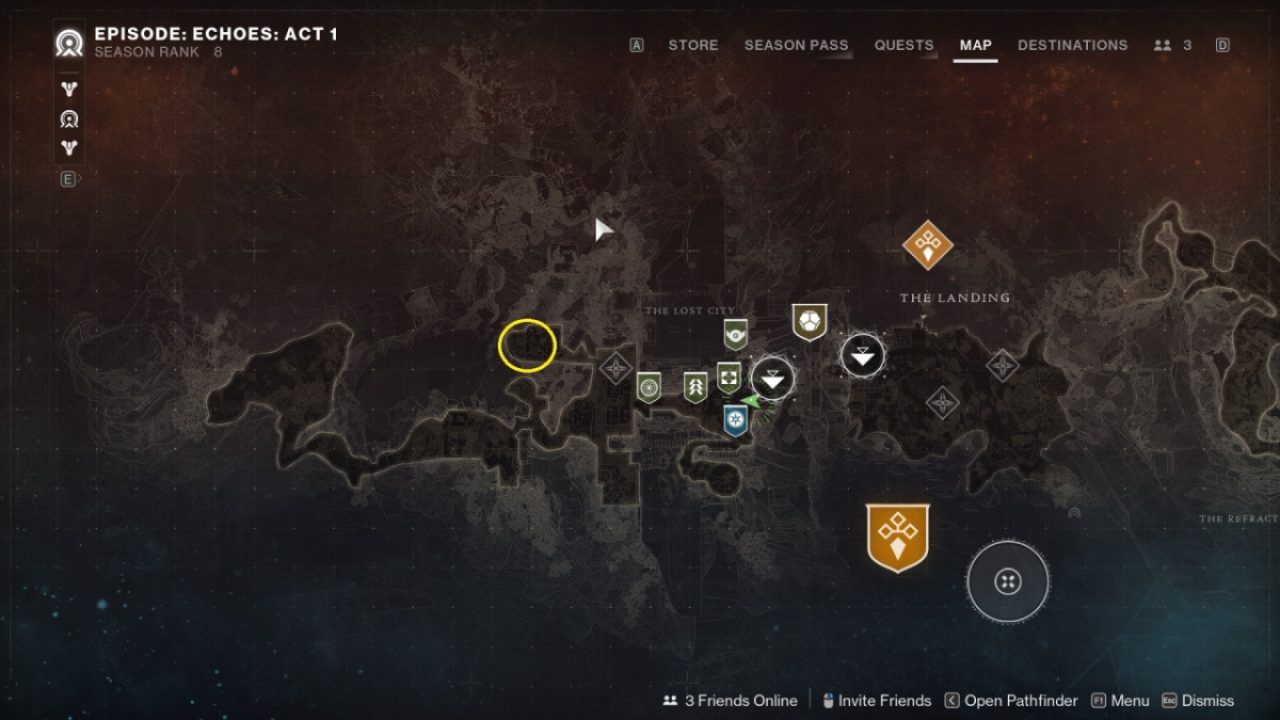 Vision Of The Traveler Locations 1