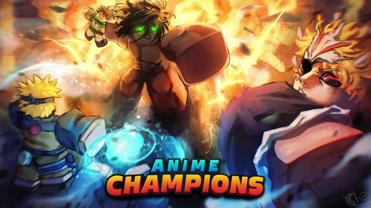 Promo image for Anime Champions Simulator.