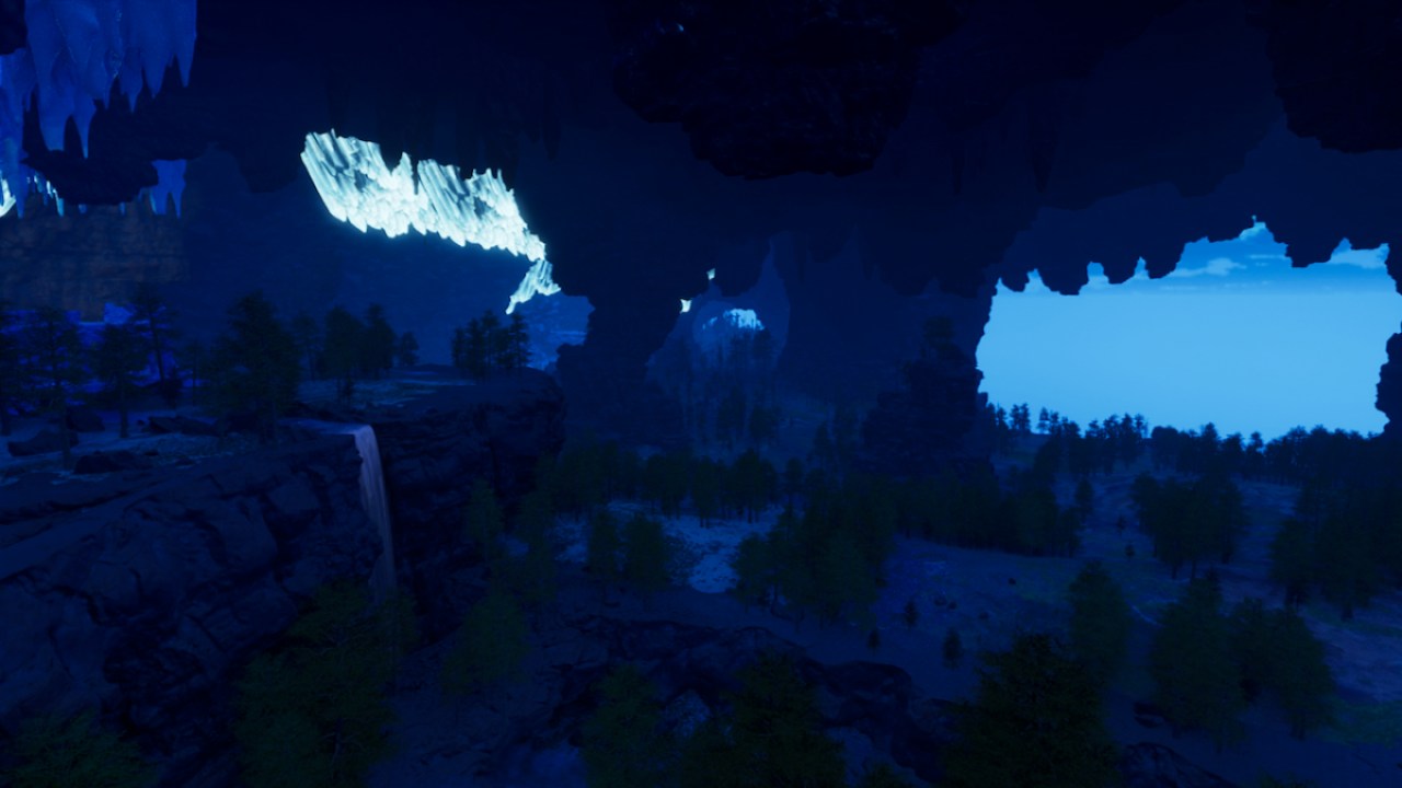 Ark Survival Ascended The Center Cliffside Cave Ruins