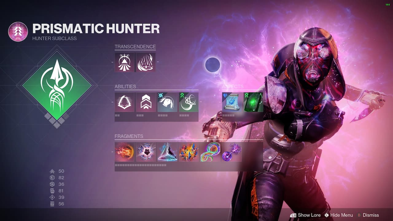 Лучшие призматические сборки Destiny 2 Hunter: аспекты, фрагменты и способности