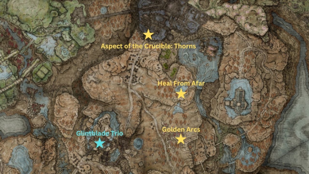 Best Early Shadow Of The Erdtree Spells And Incantations In Elden Ring Map