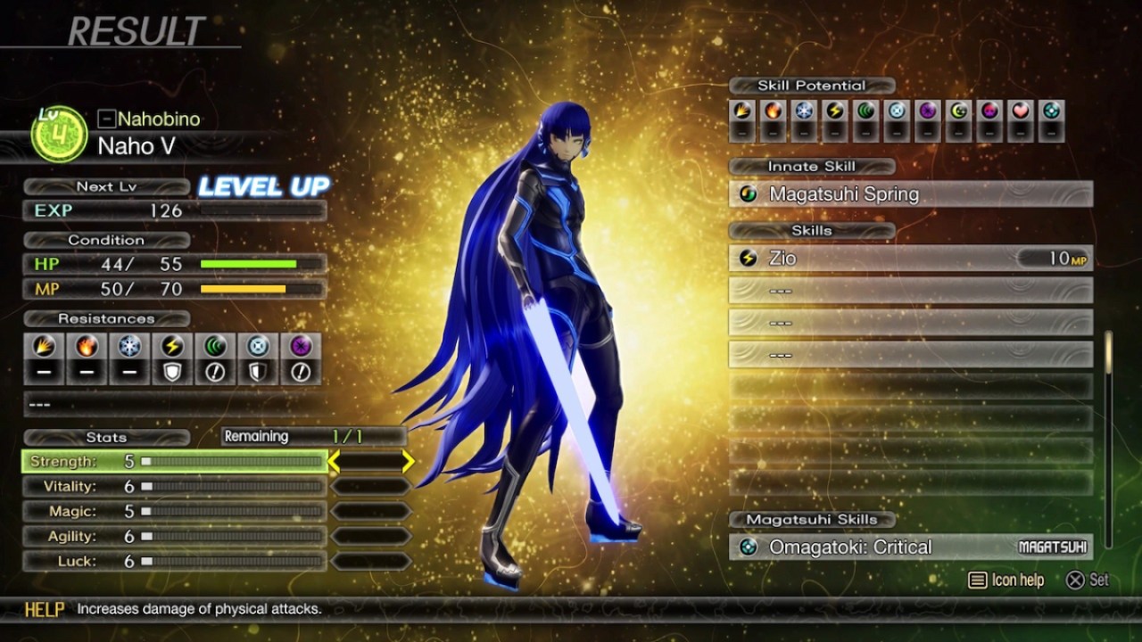 Best Stats To Level Up First In Shin Megami Tensei V Vengeance Strength Agility Vitality