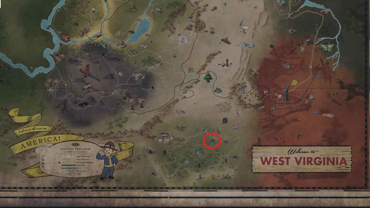 Fallout 76 Thunder Mountain Substation Highlighted1