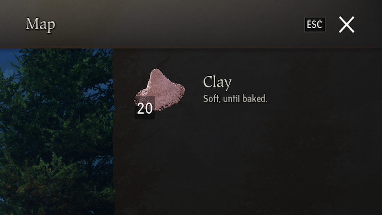 Pax Dei Clay Inventory