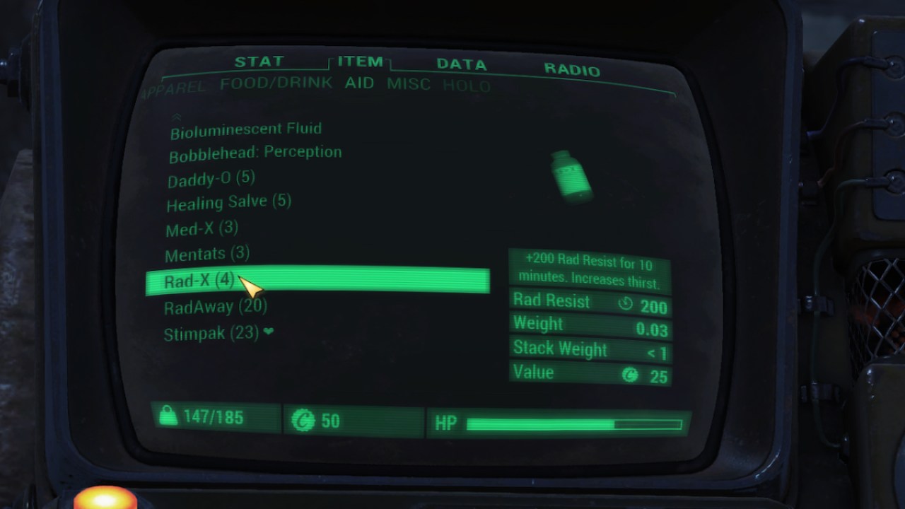 Rad X Trong Fallout 76