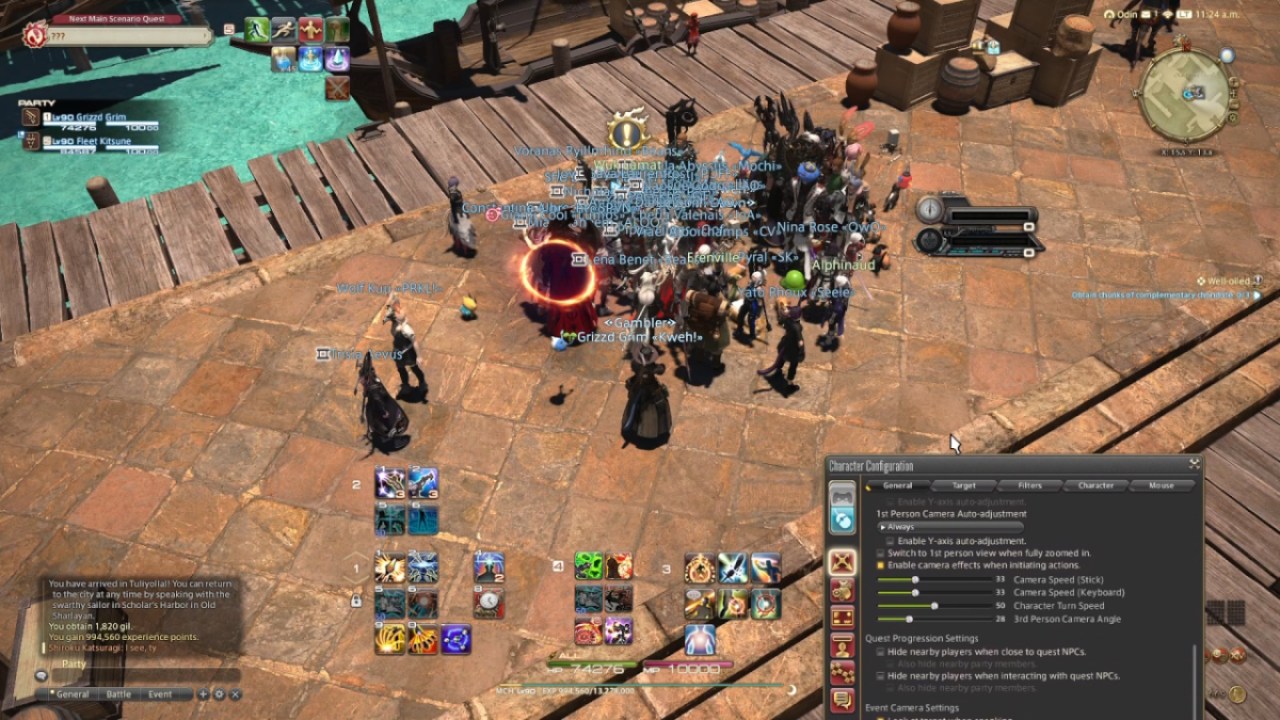 How to hide other players in FFXIV Dawntrail