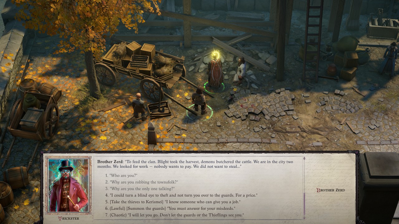 Pathfinder WOTR Dance of Masks Thieves in the City quest guide: Sister Kerismei, mysterious thieves, explained