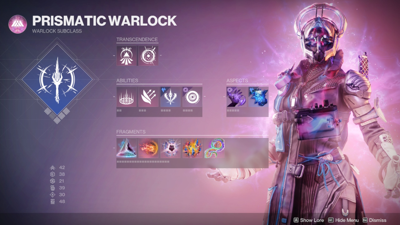 Best Destiny 2 Warlock Prismatic builds: Aspects, Fragments, and abilities